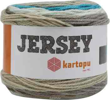 Пряжа для вязания Kartopu "Jersey", цвет: мультиколор (Н1398), 360 м, 200 г, 3 шт