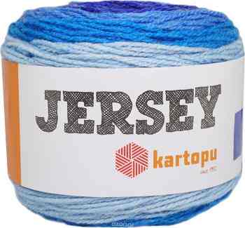 Пряжа для вязания Kartopu "Jersey", цвет: мультиколор (Н1400), 360 м, 200 г, 3 шт