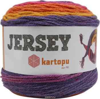 Пряжа для вязания Kartopu "Jersey", цвет: мультиколор (Н1405), 360 м, 200 г, 3 шт