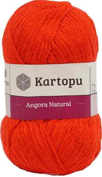 Пряжа для вязания Kartopu "Angora Natural", цвет: красный (K1170), 530 м, 100 г, 5 шт