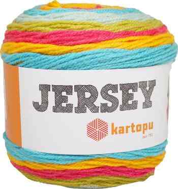 Пряжа для вязания Kartopu "Jersey", цвет: мультиколор (Н1630), 360 м, 200 г, 3 шт
