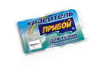Краситель для ткани универсальн "Прибой" 10гр цв красный 1уп 10гр