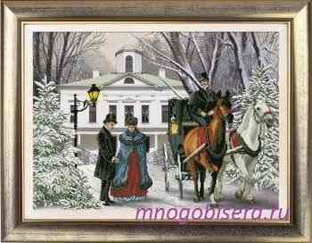 Набор для вышивания 20112 "Времена года Зима"