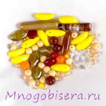 Бусины штампованные МИКС ЧХ 29