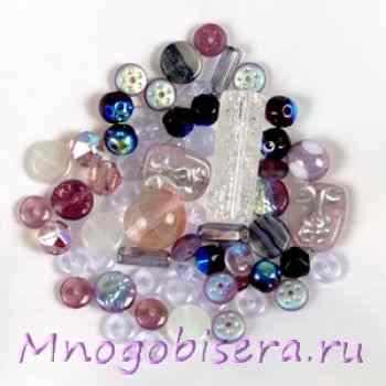 Бусины штампованные МИКС ЧХ 3