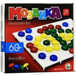 Мозаика, 60 фишек