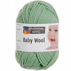 Детская пряжа для вязания "Baby Wool", цвет: Weide / Зеленый (00073), 85 м, 25 г