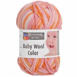 Детская пряжа для вязания "Baby Wool Color", цвет: Apricot / Априкот (00187), 85 м, 25 г