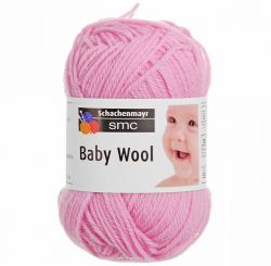 Детская пряжа для вязания "Baby Wool", цвет: Rosa / Розовый (00035), 85 м, 25 г