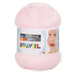 Детская пряжа для вязания "Suavel", цвет: Rosa / Светло-розовый (07552), 366 м, 50 г