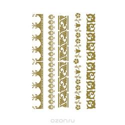 Трансфер универсальный "Бордюрная коллекция", цвет: золотой, 17 х 25 см CD-304