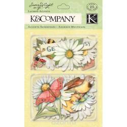 Стикеры K&Company "Весенние ромашки. Весна", 25 шт