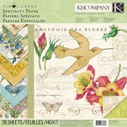 Набор бумаги для скрапбукинга K&Company "Листва", 31 см х 31 см, 28 листов