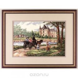 Набор для вышивания Dimensions "Леди Шато", 46 см х 30 см