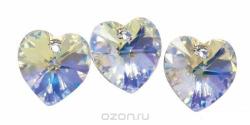 Подвески Swarovsi Elements, цвет: прозрачный, 14,4 х 14 мм, 2 шт