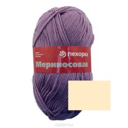 Пряжа для вязания Пехорка "Мериносовая", цвет: фрез (89), 200 м, 100 г, 10 шт
