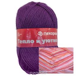 Пряжа "Тепло и уютно" 100гр. 400м. (100% шерсть). 360029_922М_922 М