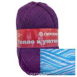 Пряжа "Тепло и уютно" 100гр. 400м. (100% шерсть). 360029_803М_803 М