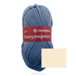 Пряжа для вязания Пехорка "Популярная", цвет: жемчуг (181), 133 м, 100 г, 10 шт