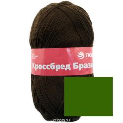 Пряжа для вязания Пехорка "Кроссбред Бразилии", цвет: киви (117), 500 м, 100 г, 5 шт
