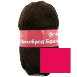 Пряжа для вязания Пехорка "Кроссбред Бразилии", цвет: малиновый (439), 500 м, 100 г, 5 шт