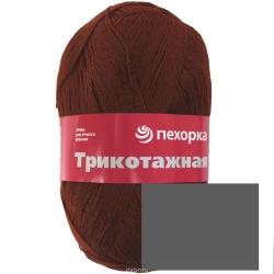 Пряжа для вязания Пехорка "Трикотажная", цвет: светлый моренго (393), 780 м, 100 г, 5 шт