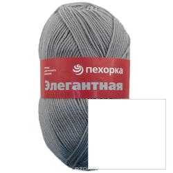 Пряжа для вязания Пехорка "Элегантная", цвет: белый (01), 250 м, 100 г, 10 шт
