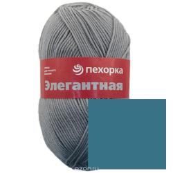 Пряжа для вязания Пехорка "Элегантная", цвет: светлая лагуна (354), 250 м, 100 г, 10 шт