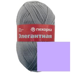 Пряжа для вязания Пехорка "Элегантная", цвет: светлая фиалка (389), 250 м, 100 г, 10 шт