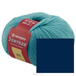 Пряжа для вязания Пехорка "Элитная", цвет: джинсовый (255), 415 м, 50 г, 10 шт