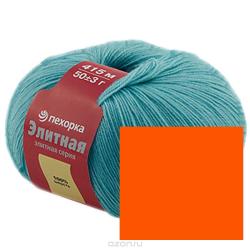 Пряжа для вязания Пехорка "Элитная", цвет: оранжевый (284), 415 м, 50 г, 10 шт
