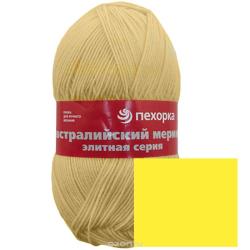 Пряжа для вязания Пехорка "Австралийский меринос", цвет: подсолнух (118), 400 м, 100 г, 5 шт