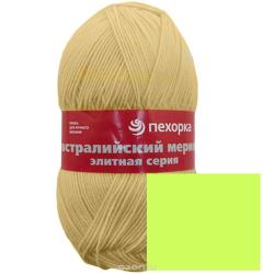 Пряжа для вязания Пехорка "Австралийский меринос", цвет: светлый горох (342), 400 м, 100 г, 5 шт