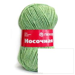 Пряжа для вязания Пехорка "Носочная", цвет: белый (01), 200 м, 100 г, 10 шт