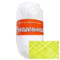 Пряжа для вязания Пехорка "Рукодельница", цвет: лимон (27), 200 м, 50 г, 5 шт