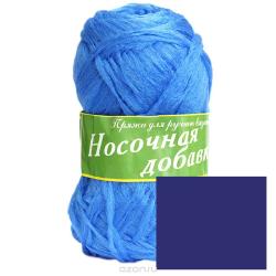 Пряжа для вязания Пехорка "Носочная добавка", цвет: синий (571), 200 м, 50 г, 10 шт
