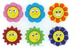 Пуговицы декоративные Dress It Up "Как дела?", 6 шт. 7704589