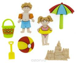 Пуговицы декоративные Dress It Up "На пляже", 6 шт. 7706284