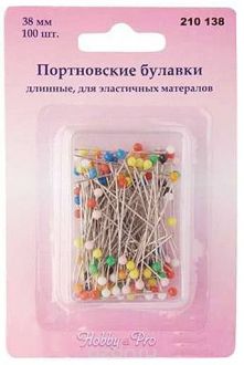 Булавки портновские "Hobby&Pro", 38 мм, 100 шт