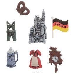 Набор пуговиц и фигурок Dress It Up "Германия", 7 шт. 7704052