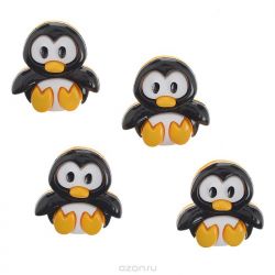 Пуговицы декоративные Dress It Up "Пингвин", 4 шт. 7702131