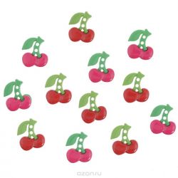 Пуговицы декоративные Dress It Up "Вишенки", 10 шт. 7704585