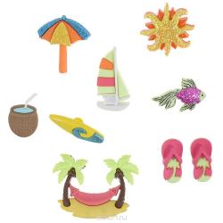 Набор пуговиц и фигурок Dress It Up "Тропикана", 7 шт. 7702246