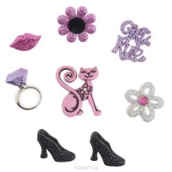 Набор пуговиц и фигурок Dress It Up "Дамский набор", 8 шт. 7702093