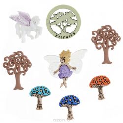 Набор пуговиц и фигурок Dress It Up "Волшебство", 6 шт. 7702106