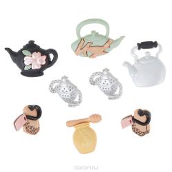 Пуговицы декоративные Dress It Up "Время для чая", 6 шт. 7702336