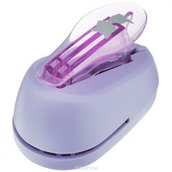 Дырокол фигурный Hobbyboom "Котенок", №368, цвет: сиреневый, 1,8 см