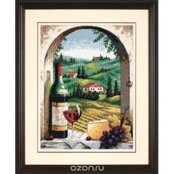 Набор для вышивания крестом Dimensions "Тосканский вид", 30 см х 40 см