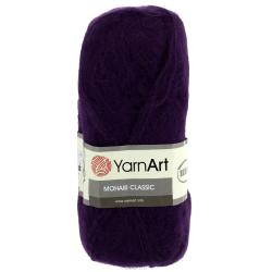 Пряжа для вязания YarnArt "Mohair Classic", цвет: фиолетовый (125), 220 м, 100 г, 5 шт