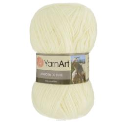 Пряжа для вязания YarnArt "Angora De Luxe", цвет: молочный (502), 520 м, 100 г, 5 шт
